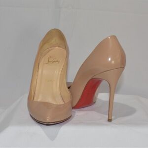 Christian Louboutin Corneille 100 in nude Jazz Calf